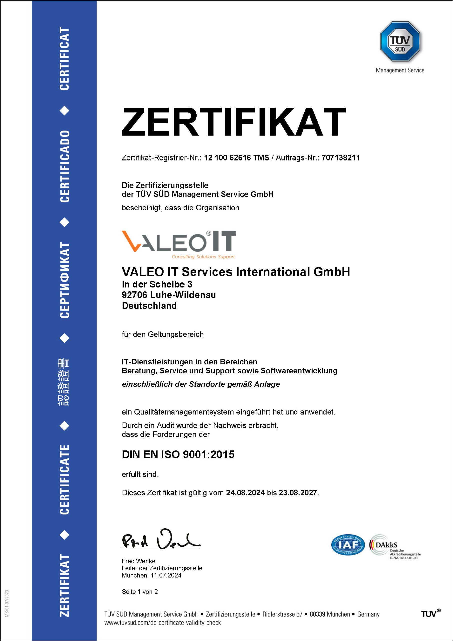 iso9001 2015 zertifikat scaled | VALEO IT Services International